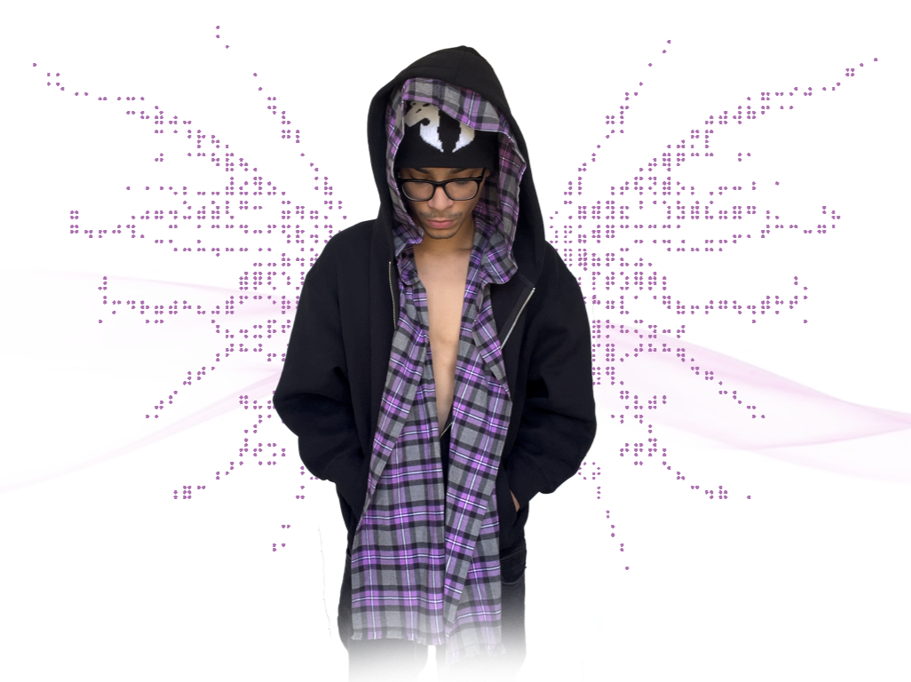 Scarf Hoodie BLACK