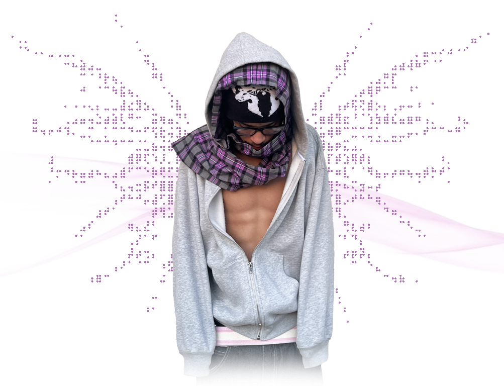 Scarf Hoodie GREY